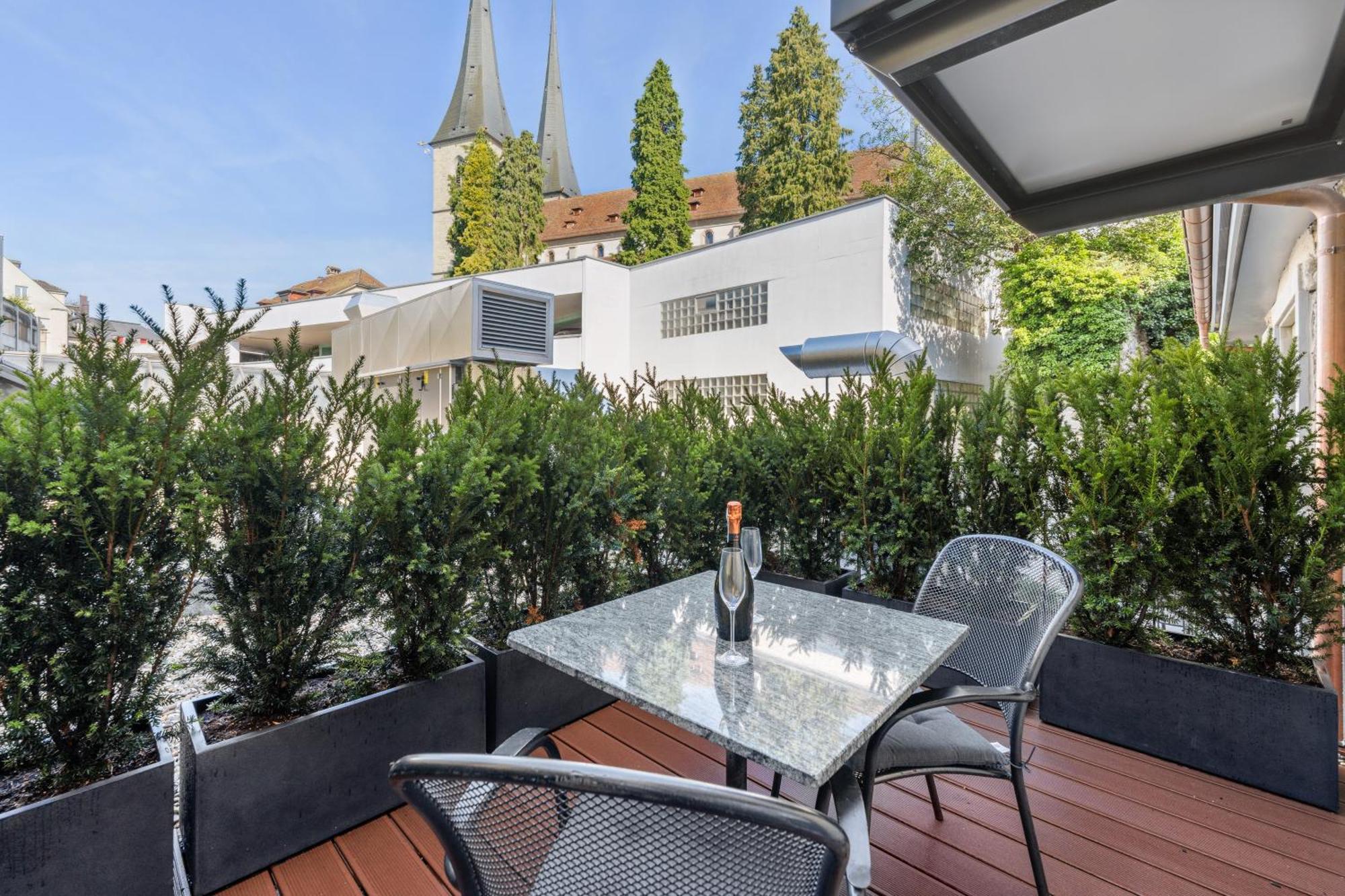 Glandon Rooms Haldenhof - Self-Check-In Lucerna Esterno foto